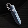 Miniatyrbild 2 av 4: V19S Bluetooth 5.0 Business Style Fingeravtryck Touch Bluetooth Hörlurar Blå