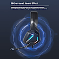 Miniatyrbild 3 av 4: Soyto SY-G20 RGB Dual Streamer Gaming Computer Headset, Style: Lighting Version Svart