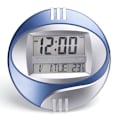 Miniatyrbild 1 av 7: 3885N Modern tyst elektronisk klocka LCD stor tecken klocka (blå)