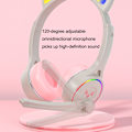 Miniatyrbild 4 av 4: Soyto SY-G30 Cat Ear Computer Headset, Style: Icke-ljusversion Blå grön