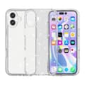 iPhone 17 Shockproof Skal med Glitterpulver Terminator Vit