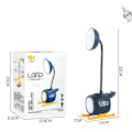 Miniatyrbild 3 av 6: L-220902 LED tecknad flygplansuppladdningsbar ögonskyddslärande skrivbordslampa (röd)