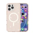 iPhone 16 Pro Terminator Stil Glitter Pulver MagSafe Magnetisk Skal Guld