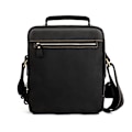 Miniatyrbild 3 av 4: 6050 Crazy Horse Textur Äkta Läder Crossbody Väska för Män Svart
