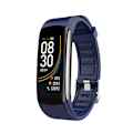 Miniatyrbild 1 av 4: C6T 0,96 tums färgskärm Smart Watch IP67 Vattentät Blå
