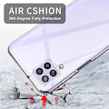Miniatyrbild 3 av 4: Coque en silicone - BOOLING - för Samsung Galaxy A22 - Transparent - 2 härdade glas - 2 kameraskydd Transparent