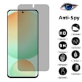 Miniatyrbild 3 av 4: Skyddsglas av härdat glas - Samsung - Galaxy S24 FE - Anti-spion - 4-pack - 0,3 mm tjocklek Svart