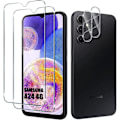 Miniatyrbild 1 av 4: Set med 2 härdade glasögon och 2 kameraskydd för Samsung A24 - BOOLING Transparent