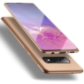 Miniatyrbild 1 av 4: Fodral för Samsung S10 (6,1") Silikon Enkelt skydd Anti-Shock Gold gyllene