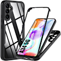 Miniatyrbild 1 av 4: 360 Skyddsfodral för Samsung Galaxy A34 5G - Svart - Fullt skydd Anti-Scratch Svart