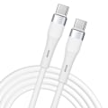 Miniatyrbild 1 av 4: USB-C till USB-C-kabel 60W Snabbladdning för Samsung Galaxy A16 A13 A36 A15 A14 A25 A35 A55 A54 A05s - Vit 1M Vit