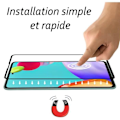 Miniatyrbild 4 av 4: Skyddsfodral - Toproduits® - Samsung Galaxy A52S - Svart - Härdat glas - Reptåligt Svart