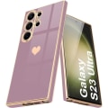 Miniatyrbild 1 av 4: Coque - Samsung - Galaxy S23 Ultra - Silikon Vätska - Motif Kärlek - Stötbeständig Skydd Lila