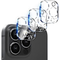 Miniatyrbild 1 av 4: Skärmskydd - Härdat Glas - iPhone 16 Pro Max - Pack om 3 - Rep-resistant - Kameraskydd Transparent