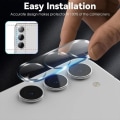 Miniatyrbild 3 av 4: Verres Trempés - Samsung - Galaxy S24 Plus - Kameraskydd - Rippskydd - Transparent Transparent