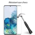 Miniatyrbild 4 av 4: Skyddsfodral och skyddsfilm - Toproduits® - Samsung Galaxy S20 Ultra - Röd - Svart - Härdat glas Svart röd