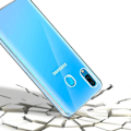 Miniatyrbild 2 av 4: För Samsung Galaxy A40 5,9" SM-A405F: Bakfodral i silikon 360° fullt skydd Fram och bak - TRANSPARENT TRANSPARENT