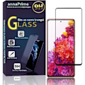 Miniatyrbild 1 av 4: Vcomp - För Samsung Galaxy S20 FE- S20 FE 4G- S20 FE 5G 6,5": 1 helfärgsskärm härdat glas skärmskydd - SVART