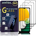 Miniatyrbild 1 av 4: VCOMP® för Samsung Galaxy A13 5G 6,5": Pack - 3-pack skärmskydd i härdat glas i helfärg - SVART SVART