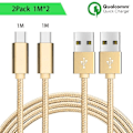 Miniatyrbild 1 av 4: USB Type C-kabel - Samsung - Galaxy S8/S8Plus/S9/S9Plus/S10 - Guld - 1M - Kompatibla smartphones