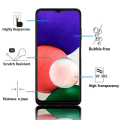 Miniatyrbild 2 av 4: För Samsung Galaxy A22 5G 6,6": Lot - Paket med 3 skärmskydd i härdat glas VIT