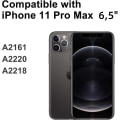 Miniatyrbild 2 av 4: Komplett LCD-skärm för iPhone 11 Pro Max - BOOLING - Svart - 6,5 tum - 3D Touch Svart