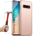 Miniatyrbild 1 av 4: Skyddande skal för Samsung Galaxy S10 Plus - PROSHOP - Mjuk - Guld gyllene