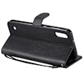 Miniatyrbild 3 av 4: Fodral - Samsung - Galaxy A10 - Svart - PU-läder - Wallet Flip Fodral Svart