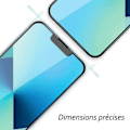 Miniatyrbild 4 av 4: Skyddsfodral - Toproduits® - iPhone 13 Pro Max - Blå - 2 härdade glasögon - Reptålig Blå