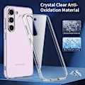 Miniatyrbild 4 av 4: Fodral till Samsung Galaxy S24 Plus (S24+) - Mjukt Anti-Slip Transparent skydd