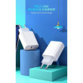 Miniatyrbild 2 av 4: 20W laddare strömadapter för iPhone 12 Pro Max USB-C-port Snabbladdning 3.0 EU väggkontakt USB typ C laddningskabel, 1m