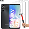 Miniatyrbild 1 av 4: [3 stycken] Härdat glas för Samsung Galaxy A05s - A05, 9H Stötsäkert transparent skärmskydd Transparent
