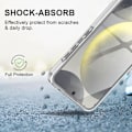 Miniatyrbild 3 av 4: Fodral till Samsung Galaxy S24 FE (ej för S24) - Genomskinligt Fullt skydd Anti-Scratch Silikon + PC