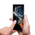 Miniatyrbild 2 av 4: VCOMP® för Samsung Galaxy S22 Ultra 5G 6,8": 2-pack Curved Edge Skärmskydd i härdat GLASS - Klar VIT