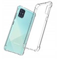 Miniatyrbild 1 av 4: för Samsung Galaxy A71, Transparent Flexibel Stötsäker Bumper Case Anti-Scratch Silikon TPU Mjukt Fodral Skydds Silikonskydd