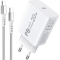 Miniatyrbild 1 av 4: 20W USB C-laddare för Samsung S21 S20 Plus Ultra FE A51 A71 A52 A32 A42 5G A12 A02S M12 A22 A82,Galaxy Note 20 10 9,PD-Quick[1322]