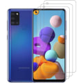 Miniatyrbild 1 av 4: [3-pack] Samsung Galaxy A21s härdat glas, härdat glas skyddsfilm [Ultraresistent 9H hårdhet] för Samsung Galaxy A21s