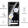 Miniatyrbild 2 av 4: [3 delar] Härdat glas för Google Pixel 7, 9H Clear Screen Protector Transparent