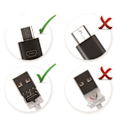 Miniatyrbild 4 av 4: 1M Micro Usb-kabel för Android - Svart