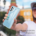 Miniatyrbild 3 av 4: Fodral för Samsung A32 4G (6,4") Transparent TPU helkropp 360 graders skydd Anti-Fingeravtryck Anti-Scratch