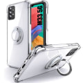 Miniatyrbild 1 av 4: Coque - BOOLING - Samsung Galaxy M33 5G - Transparent - Rotationsringstöd - Stötdämpning Transparent