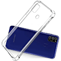 Miniatyrbild 4 av 4: För Samsung Galaxy A21s (SM-A217F) 6,5 tums genomskinligt stötsäkert skyddsfodral, genomskinligt, Samsung Galaxy A21s (SM-A217F)