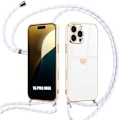 Miniatyrbild 1 av 4: Coque - Vit - iPhone 16 Pro Max - Måttlig - Stötsuffror - Repfria Vit