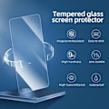 Miniatyrbild 2 av 4: Härdat glas för Samsung Galaxy S23 FE - Enkel installation Anti-Scratch Pack om 2 (ej för S23) Transparent