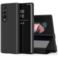 Miniatyrbild 1 av 4: Fodral till Samsung Galaxy Z Fold 3 - BOOLING - Stötsäkert Skydd Smart Fodral Clear View Svart Svart