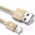Kabel iPhone (2M), iPhone-laddare med nylonflätad USB-kabel för iPhone X XR XS Max / 8 7 6 Plus 5 se / iPad iPod