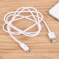 Miniatyrbild 1 av 4: 80CM Vit Micro USB-kabel Datakabel Synkronisera Laddningskabel Android till USB-kabel för Samsung Galaxy S7 S6 note4