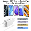 Miniatyrbild 4 av 4: USB-laddare 33W - E.F.Connection - USB-C-kabel 6A 1M - Snabbladdning - Överspänningsskydd - Vit Vit