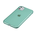 Miniatyrbild 2 av 4: Mjukt flexibelt fodral för Apple iPhone 11 Pro Max (6,5"), genomskinligt fodral 2 STK härdat glasfilm + 1 ST TPU Silikon Slim Cover Grön