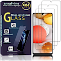 Miniatyrbild 1 av 4: VCOMP® för Samsung Galaxy M13 6,6": Set - Paket med 3 skärmskydd i härdat glas VIT